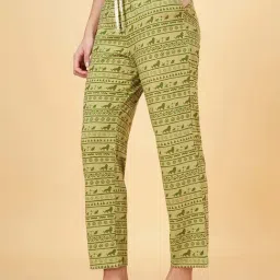 Dreamz by Pantaloons Green Cotton Printed Pyjamas image 3