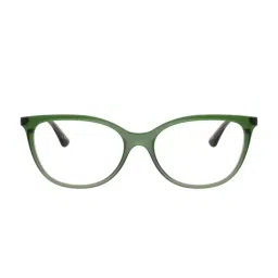 Vogue Eyewear Green Oval Eye Frames for Women image 2