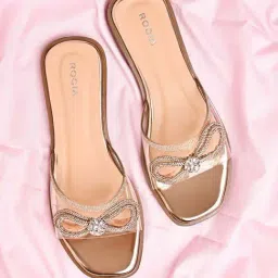 Rocia by Regal Women's Rose Gold Casual Sandals-picture-34