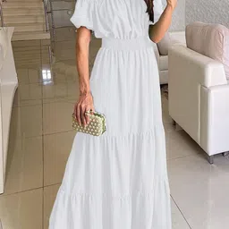 Outzidr Women Off-Shoulder Maxi Dress-image-43