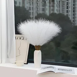 LITVERSE White 3 Pieces Artificial Flower image 3