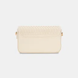 Forever Glam by Pantaloons PU Structured Sling Bag with Fringed image 3
