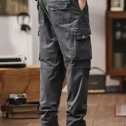 Mast & Harbour Men Relaxed Cargos Trousers image 4