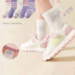 MOMISY Kids Pack Of 5 Printed Anti-Allergenic Ankle-Length Socks image 2