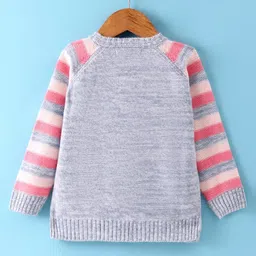 Wingsfield Full Sleeves Sequin Embellished Typography Embroidered Pullover - Multi Colour image 2