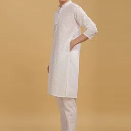 Anouk Men Geometric Gotta Patti Kurta image 4