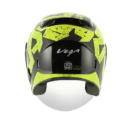 VEGA Unisex Lark Twist ISI Certified Lightweight Open Face Helmet image 4