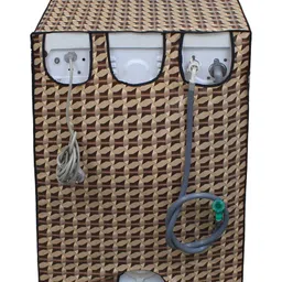 Dream care Fully Automatic Front Load Waterproof Washing Machine Cover for Samsung/ IFB/ LG/ Godrej/ Whirlpool/ Bosch/ 8 Kg image 4