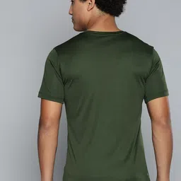 HRX By Hrithik Roshan Training Men Kombu Green Rapid-Dry Printed T-shirt image 4