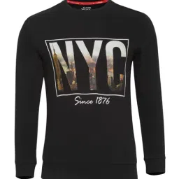 Jockey Kids Black Printed UB58 Sweatshirt-picture-19