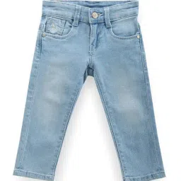 U.S. Polo Assn. Kids Blue Solid Jeans-picture-25