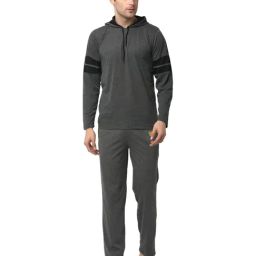 Vimal Jonney Dark Grey T-Shirt & Trackpants-image-26