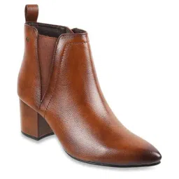 Metro Women's Tan Casual Booties image 3