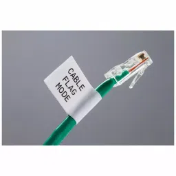 BRADY Continuous Label Roll Cartridge 3/8 inch x 16 ft Black & White, 3PXW3 image 2