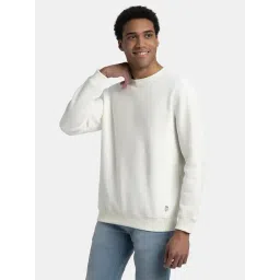 Jockey US92 Men's Super Combed Cotton Rich Fleece Fabric Sweatshirt with Stay Warm Treatment image 3