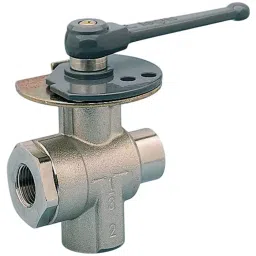 Legris Brass 3 Way Ball Valve Threaded BSPP 1/2 inch 40 Bar Operating Pressure, 0438 12 21-image-27