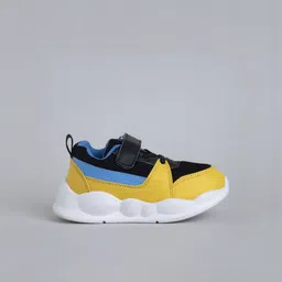 Hopscotch Boys Color Block PU With PVC Sole Non-Marking Casual Shoes-picture-9