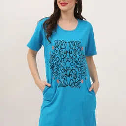 DDASPRATION Women Printed Pockets T-shirt-picture-24