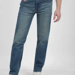 Numero Uno Blue Slim Fit Faded Jeans-picture-23