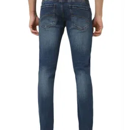 Peter England Blue Skinny Fit Solid Jeans image 2