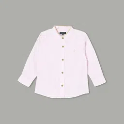 Juniors by Lifestyle Boys Pink Cotton Solid Shirt-picture-24