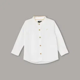 Juniors by Lifestyle Boys White Cotton Solid Shirt-picture-46