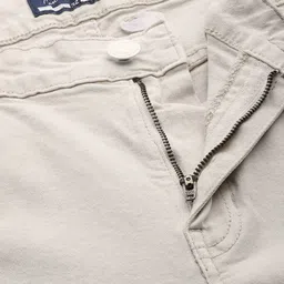 Mast & Harbour Men Beige Carrot Fit Stretchable Jeans image 5