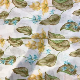 QAIYNAT Printed Pure Cotton Unstitched Dress Material image 2