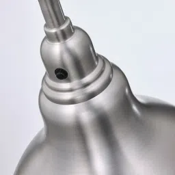 ikea ankarspel Floor/reading lamp, pewter effect image 4