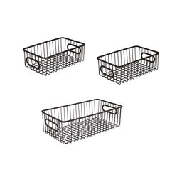 Go Hooked Black Set of 3 Regular Multi-Utility Organisers-picture-49
