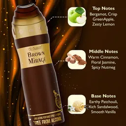 Al-Nuaim Men Brown Mirage Deodorant - 200 ml image 5