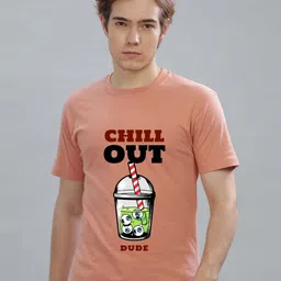 FALTU.CO Men Printed Drop-Shoulder Sleeves Pure Cotton T-shirt-picture-13