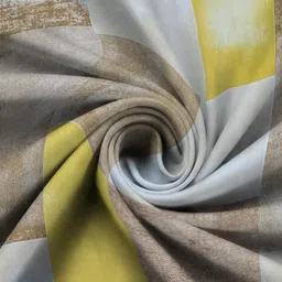 WEAVE AND DECOR Grey & White Geometric Microfiber 300 TC Single Bedsheet Set-2.28mx1.52m image 5