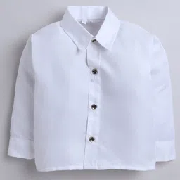 Fourfolds Full Sleeves Solid Short With Embellished Blazer Trousers & Bow Set - Navy Blue image 5