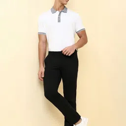 Allen Solly Men Slim Fit Mid-Rise Regular Trousers image 2