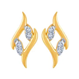 P.C. Chandra Jewellers 18 kt Gold & Diamond Earrings-picture-30