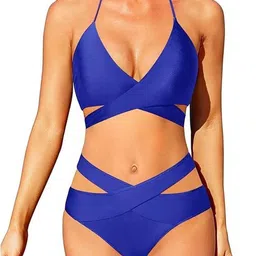 BABAJI FASHION Halter Neck Swim Bikini Set-picture-12
