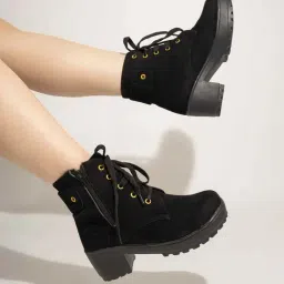 Shoetopia Kids Black Casual Boots-picture-31
