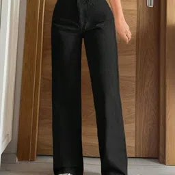 AngelFab Women Straight Fit High-Rise Stretchable Jeans-picture-31