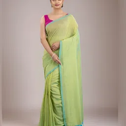 Arhi Pure Cotton Saree With Blouse-image-0