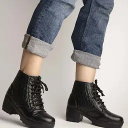 Shoetopia Kids Black Casual Boots-picture-39