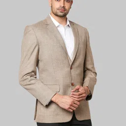 Park Avenue Brown Notched Lapel Blazer image 3