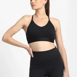 Reebok Black WOR COMM STRAPPY BACK Sports Bra-picture-48