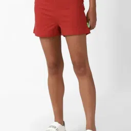 Forever 21 Rust Regular Fit Shorts-image-29