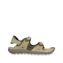 Woodland Men's Khaki Floater Sandals-picture-12