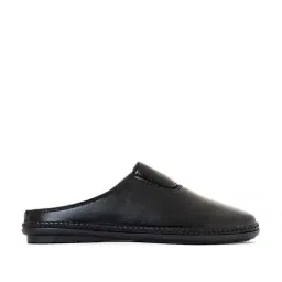 Khadim Men's Black Mule Shoes-image-31