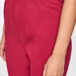 Global Desi Pink Mid Rise Pants image 4