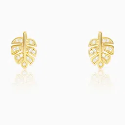 GIVA 925 Sterling Silver Golden Earrings for Women-image-36