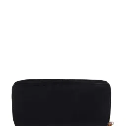 Elle Black Perforated Casual Wallet for Women image 3