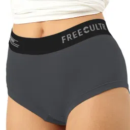 Freecultr Grey & Green Hipster Panty - Pack of 2 image 3